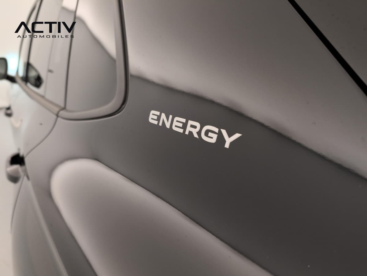 Volkswagen Tiguan : inscription ENERGY en lettres blanches sur le flanc de la carrosserie