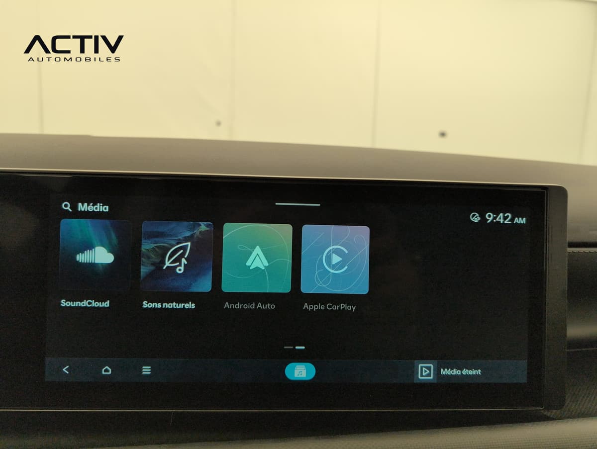 Hyundai Tucson : écran tactile du système multimédia avec les applications Android Auto et Apple CarPlay
