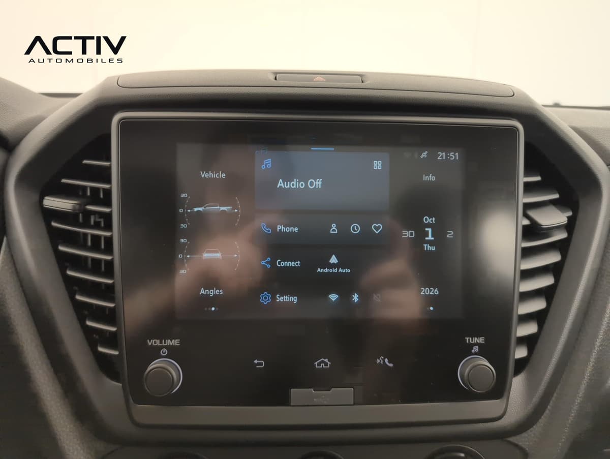 Isuzu D-MAX : écran tactile multimédia avec menu Android Auto, Bluetooth et Wi-Fi