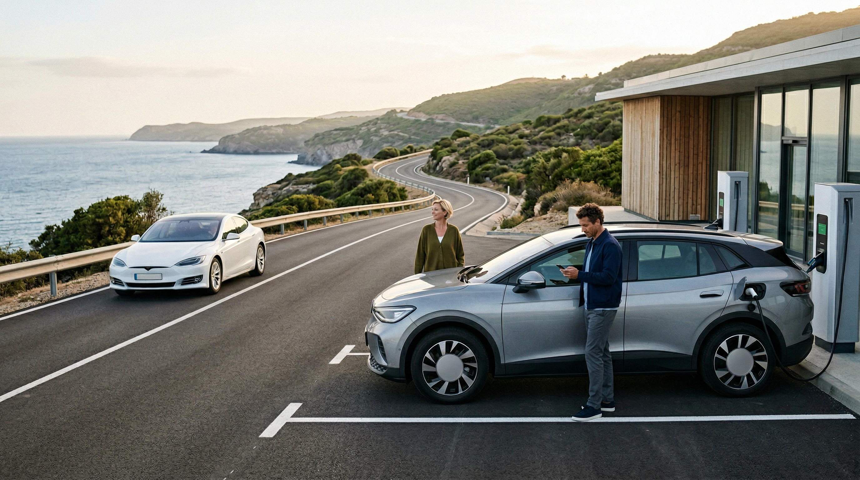Long trajet en voiture électrique : préparer ses recharges