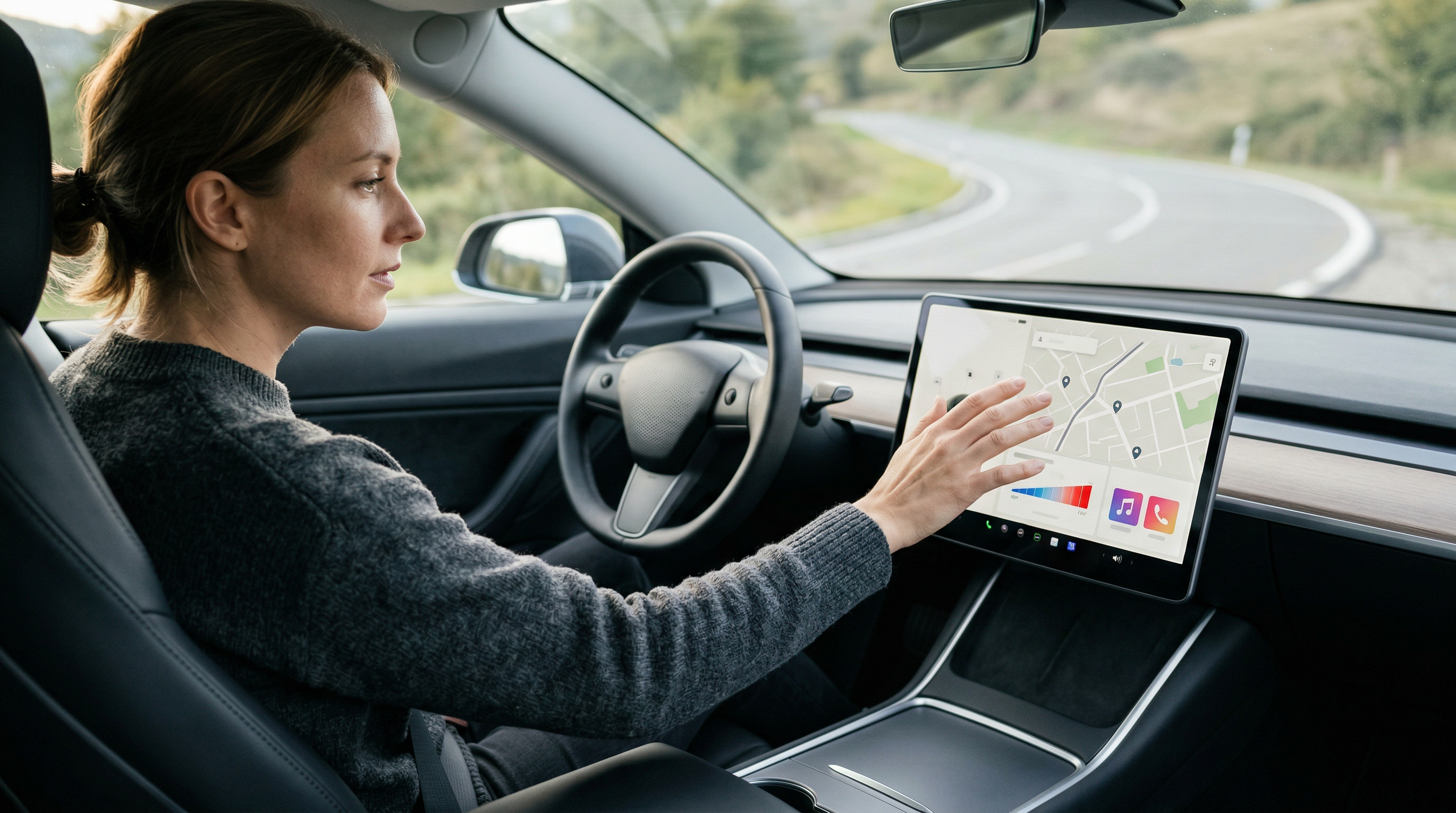 Écran tactile d'une voiture d'occasion : bien l'évaluer