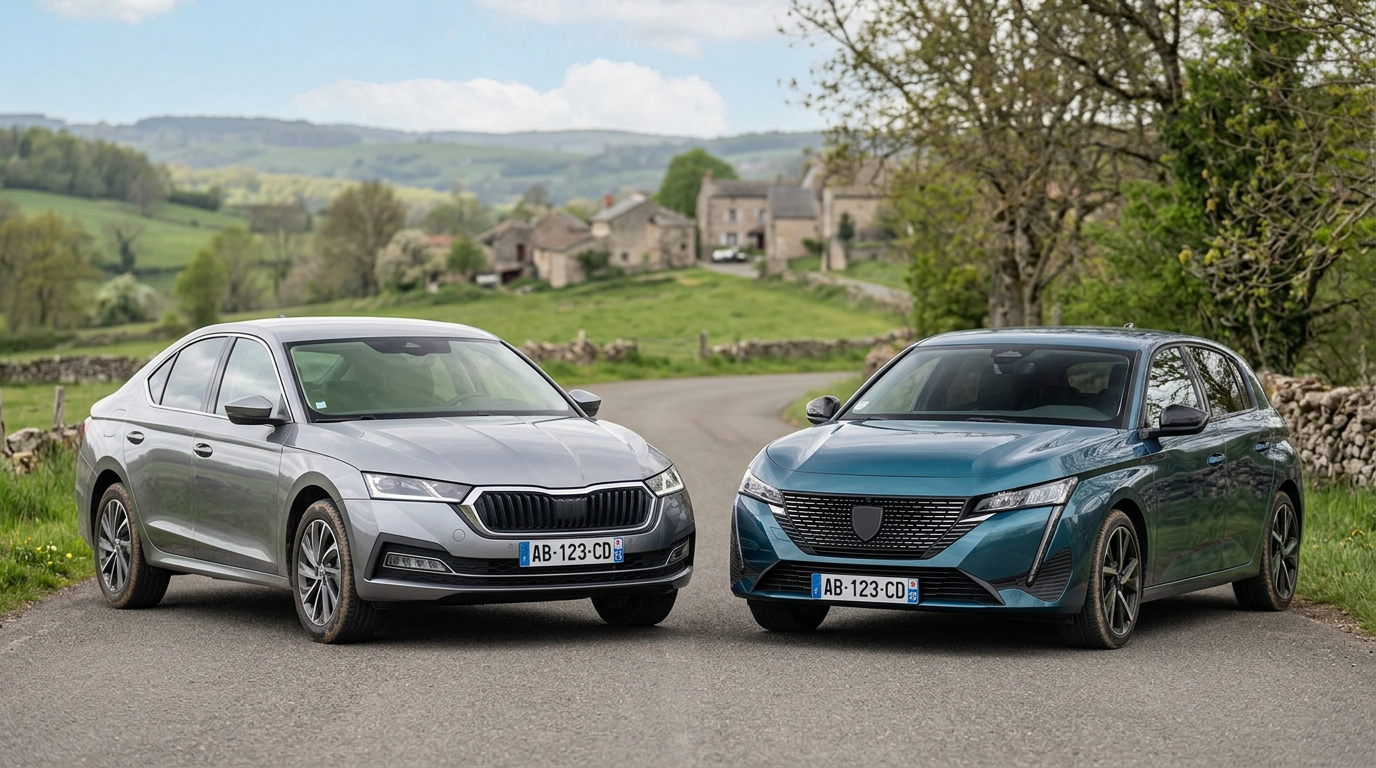 Skoda Octavia ou Peugeot 308 d'occasion : quelle compacte ?